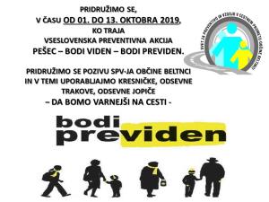 BODI VIDEN PREVIDEN 2019